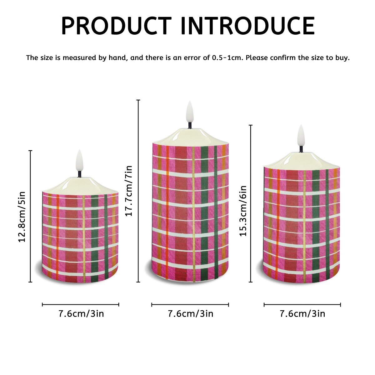 Gavin Scott Flameless Candles w/Remote (Set of 3)