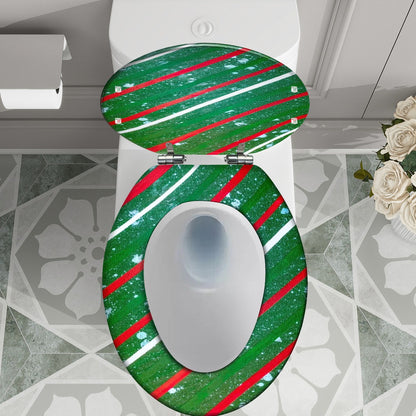 Gavin Scott Elongated Toilet Seat w/Matching Soft-close Lid (V-Shape)