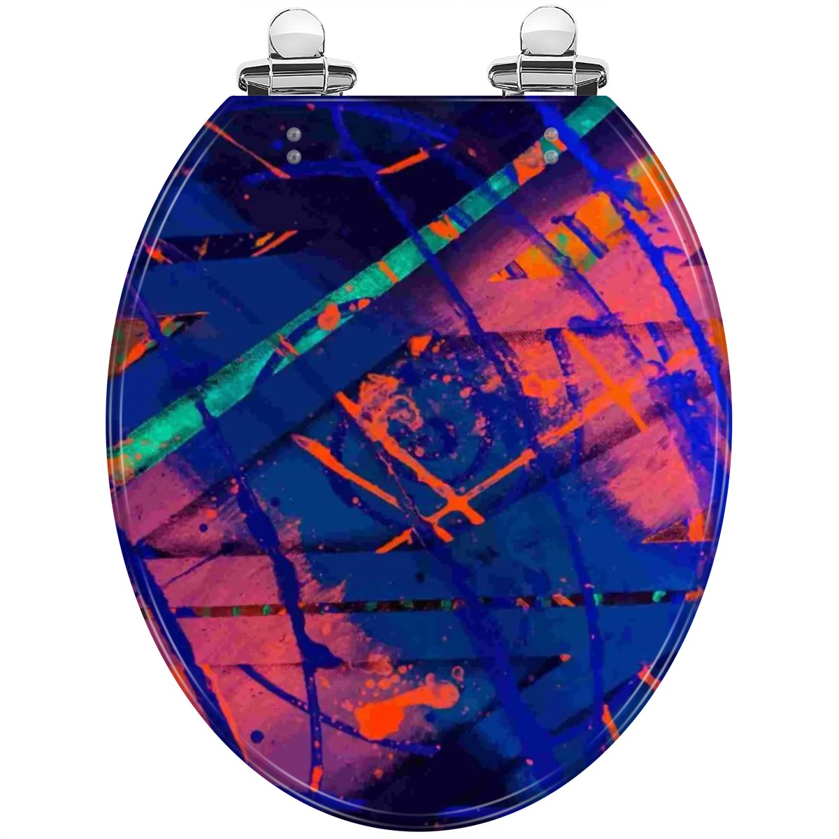 Gavin Scott Universal Toilet Seat w/Matching Soft-close Lid