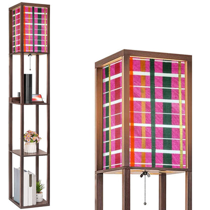 Gavin Scott Floor Lamp with Shelves (2 Colors)