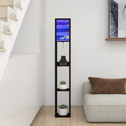 Gavin Scott Floor Lamp with Shelves (2 Colors)