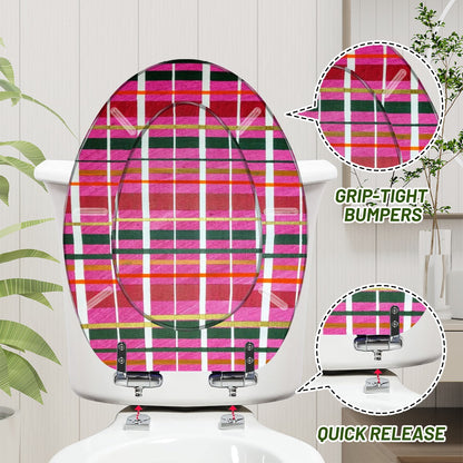 Gavin Scott Elongated Toilet Seat w/Matching Soft-close Lid (V-Shape)