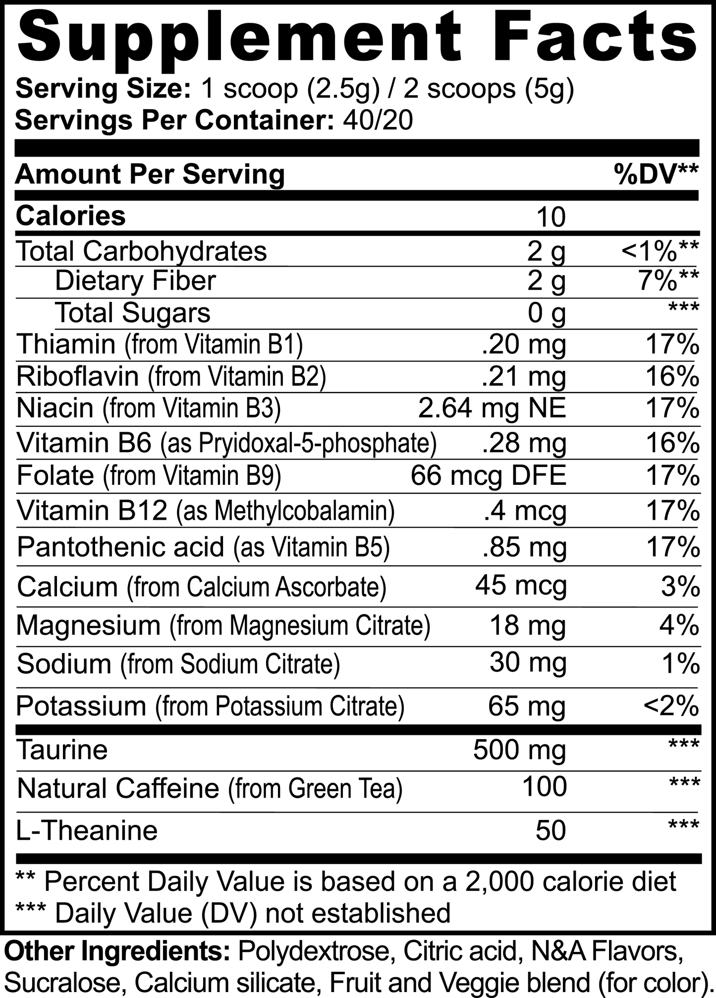 Gavin Scott Cosmetics Energy Powder (Guava Berry)