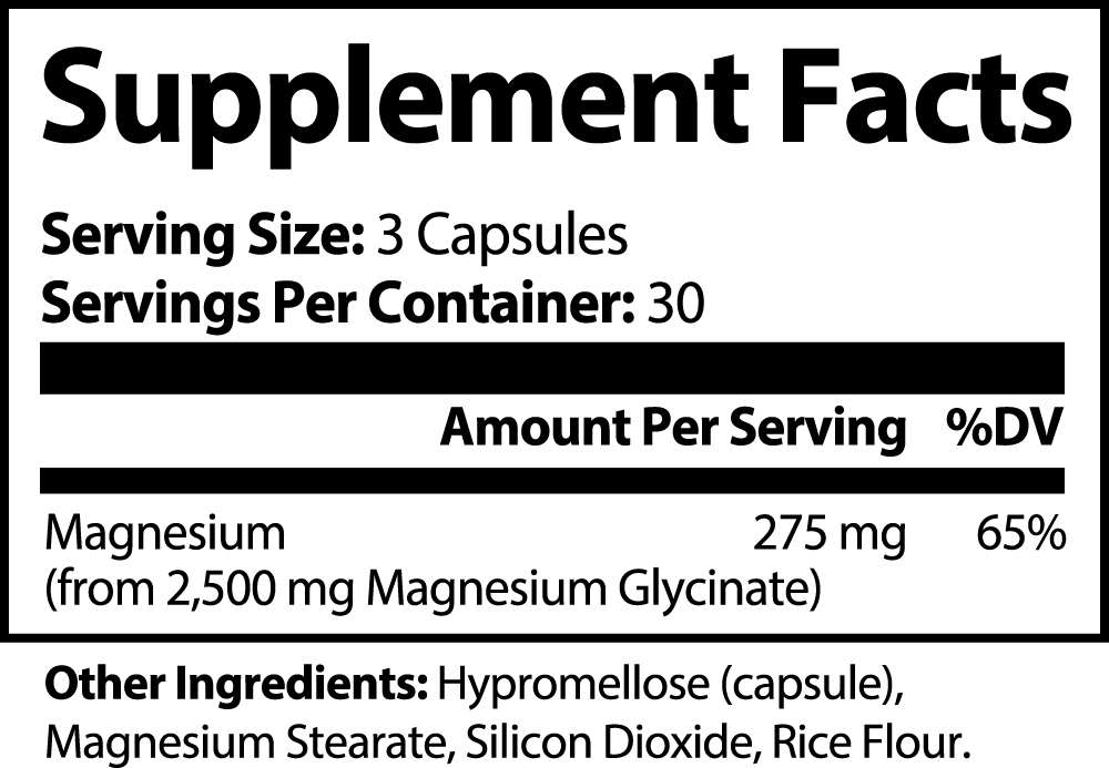 Gavin Scott Cosmetics Magnesium Glycinate