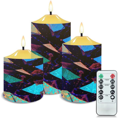 Gavin Scott Flameless Candles w/Remote (Set of 3)