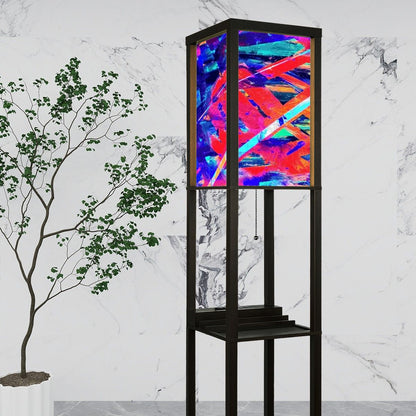 Gavin Scott Floor Lamp with Shelves (2 Colors)