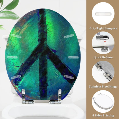 Gavin Scott Round Toilet Seat w/Matching Soft-close Lid (O-Shape)