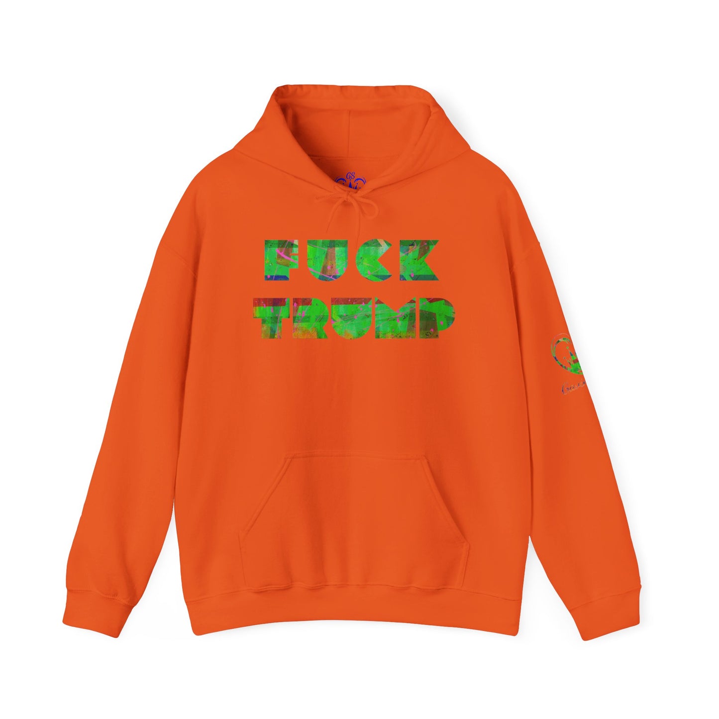 Gavin Scott Genderless FUCK TRUMP Heavy Blend™ Hooded Sweatshirt F*CK TRUMP