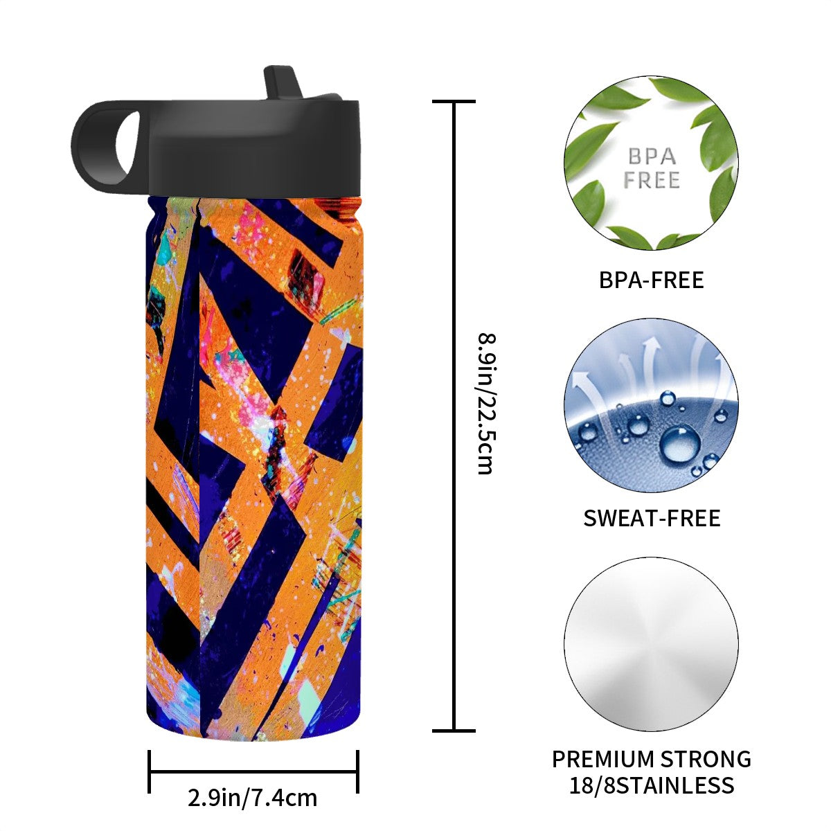 Gavin Scott Stainless Steel Vacuum Insulated Tumbler (18oz)