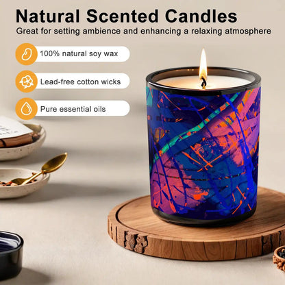 Gavin Scott Scented Black Jar Candle (6oz)