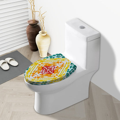 Gavin Scott Elongated Toilet Seat w/Matching Soft-close Lid (V-Shape)