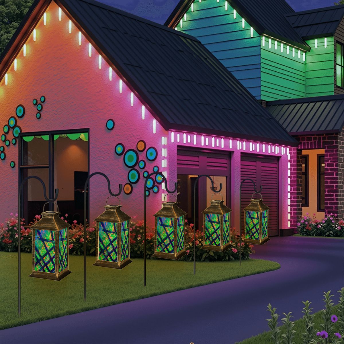 Gavin Scott Solar Powered Indoor/Outdoor Lantern