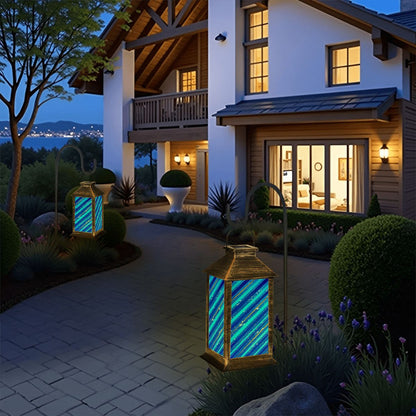 Gavin Scott Solar Powered Indoor/Outdoor Lantern