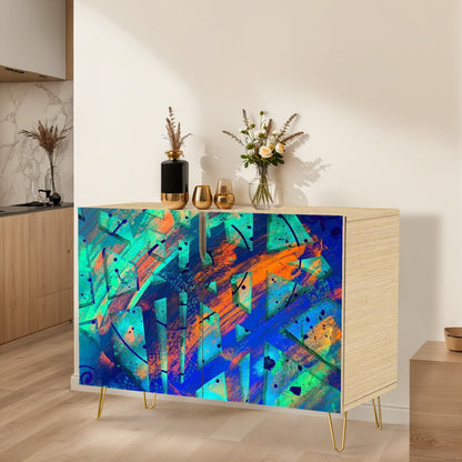 Gavin Scott Wooden Sideboard Cabinet