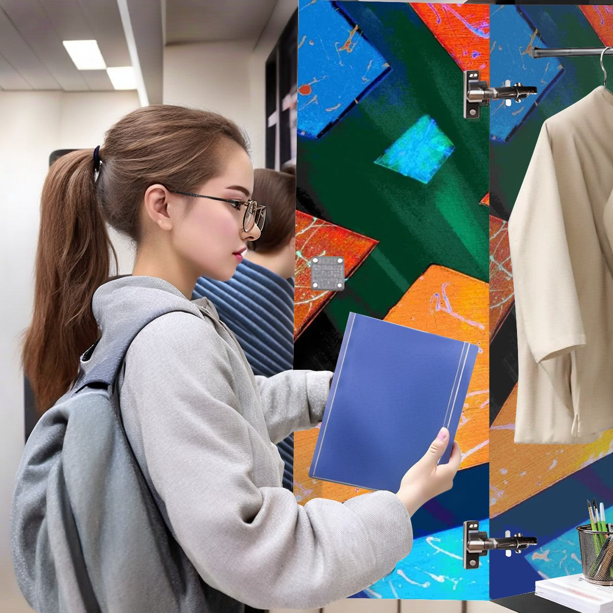 Gavin Scott Magnetic Locker Wallpaper 2 pcs