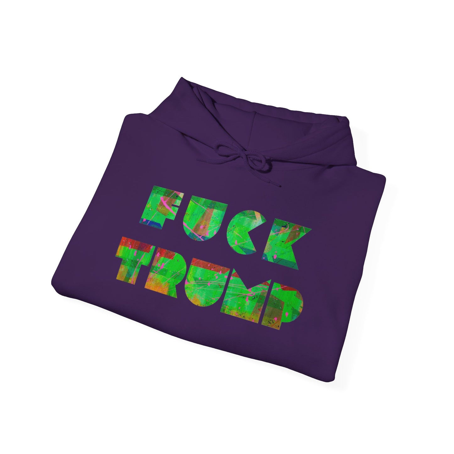 Gavin Scott Genderless FUCK TRUMP Heavy Blend™ Hooded Sweatshirt F*CK TRUMP