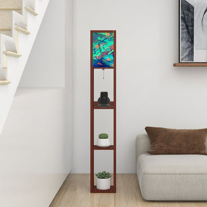 Gavin Scott Floor Lamp with Shelves (2 Colors)