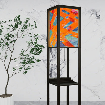 Gavin Scott Floor Lamp with Shelves (2 Colors)