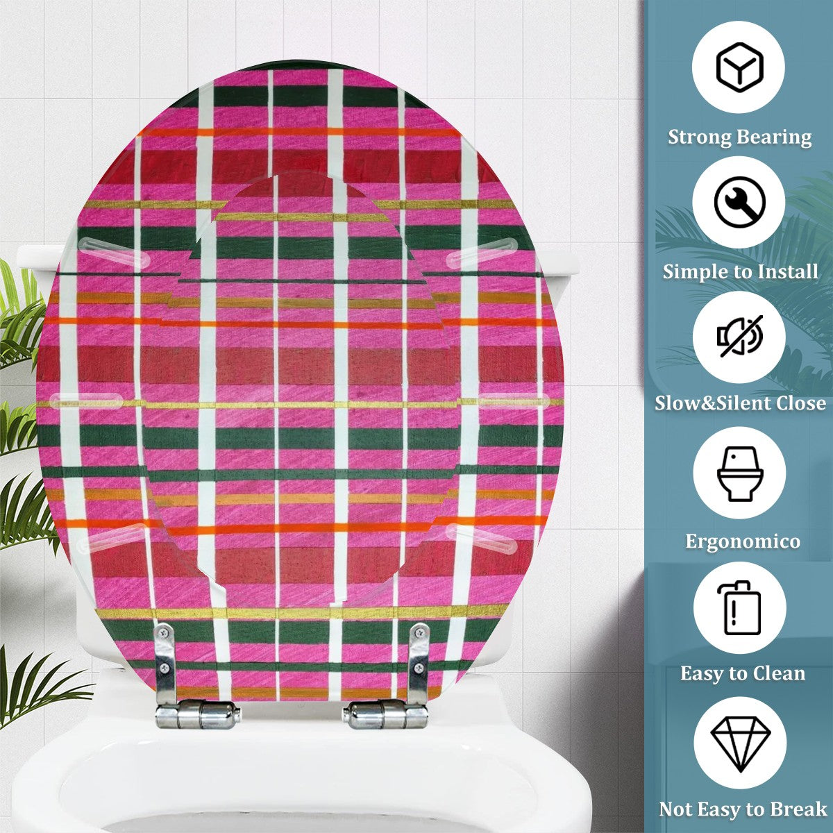 Gavin Scott Universal Toilet Seat w/Matching Soft-close Lid