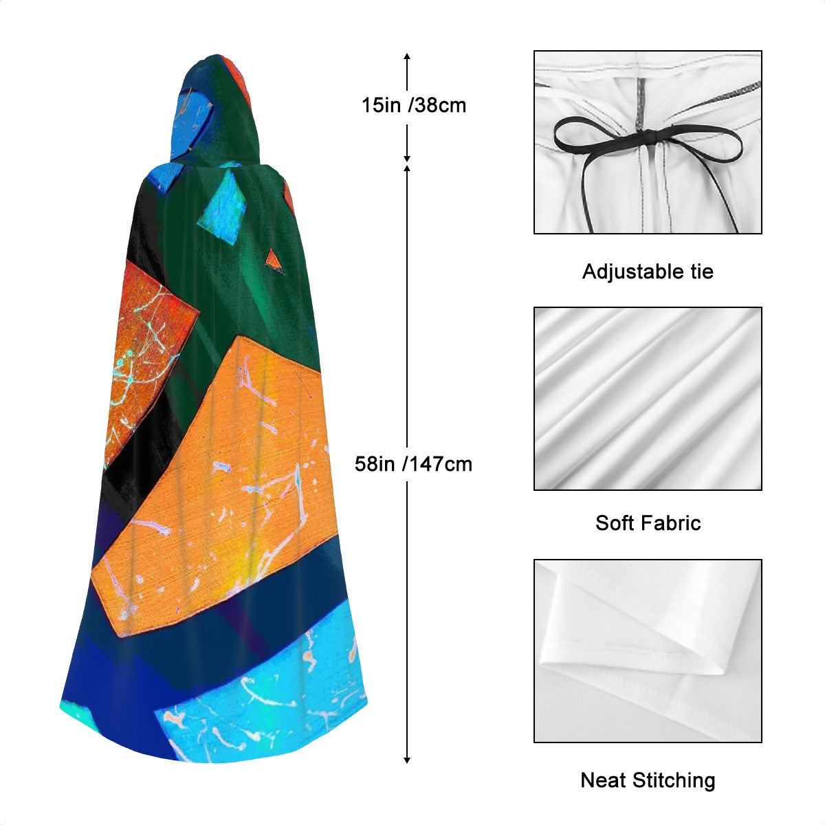 Gavin Scott Hooded Cloak