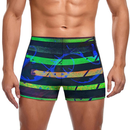 Gavin Scott Square Cut Swimming Trunks (Masc S-3XL)