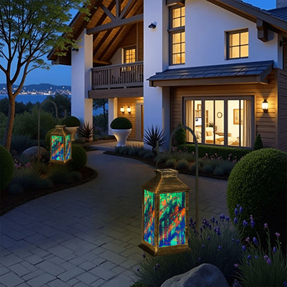 Gavin Scott Solar Powered Indoor/Outdoor Lantern
