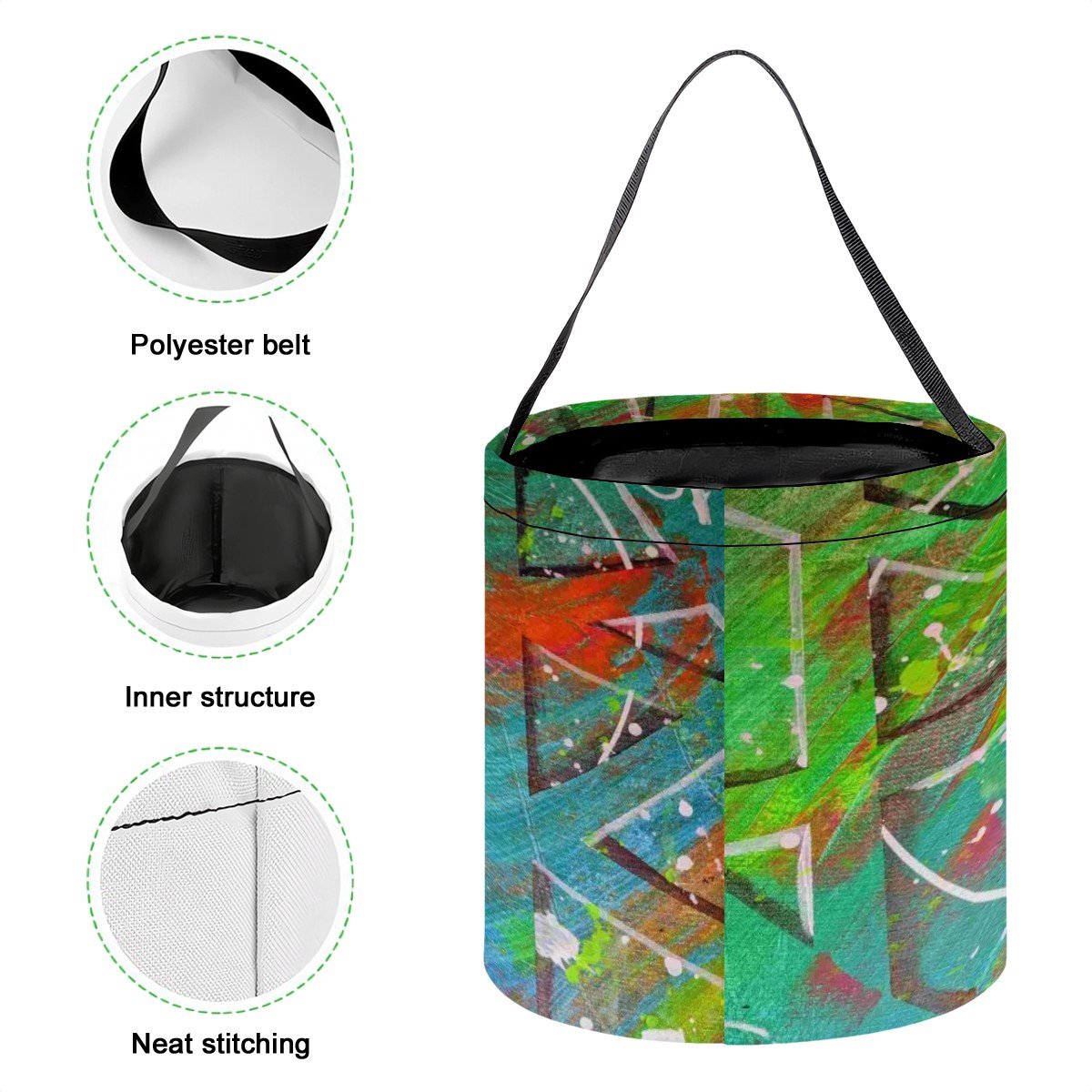 Gavin Scott Reusable Halloween Candy Bucket