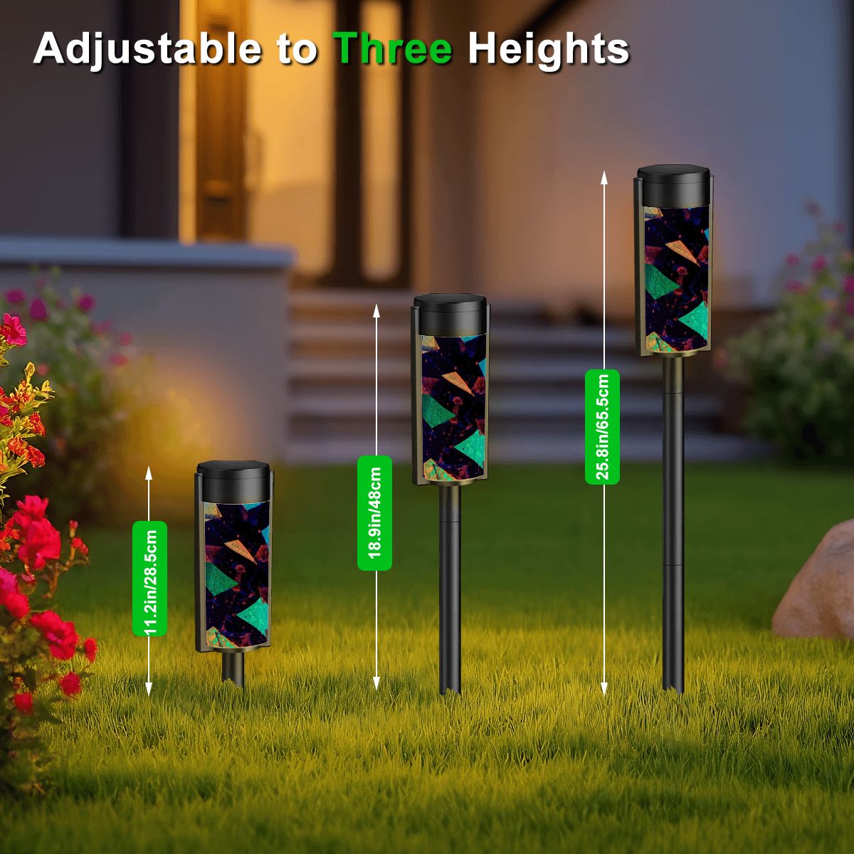 Gavin Scott Adjustable Outdoor Solar Lights (set of 4)