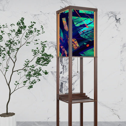 Gavin Scott Floor Lamp with Shelves