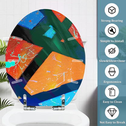 Gavin Scott Universal Toilet Seat w/Matching Soft-close Lid