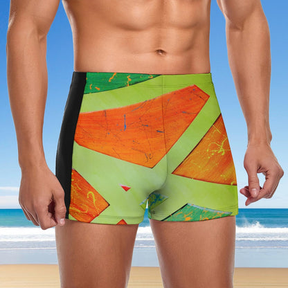 Gavin Scott Square Cut Swimming Trunks (Masc S-3XL)