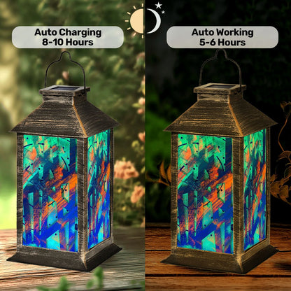 Gavin Scott Solar Powered Indoor/Outdoor Lantern