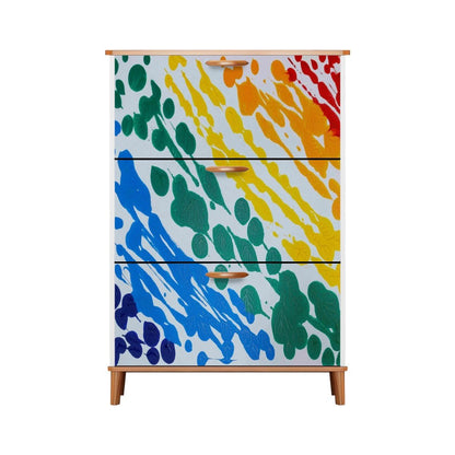 Gavin Scott Wood & Leather Shoe Cabinet