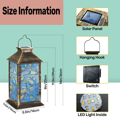 Gavin Scott Solar Powered Indoor/Outdoor Lantern