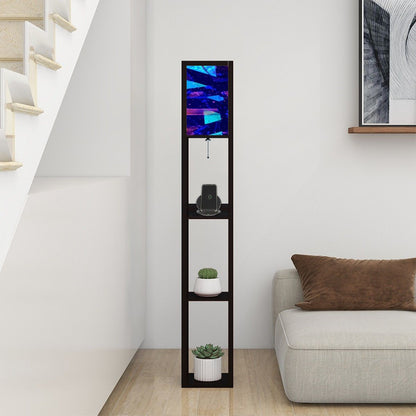 Gavin Scott Floor Lamp with Shelves (2 Colors)