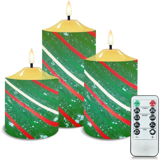 Gavin Scott Flameless Candles w/Remote (Set of 3)