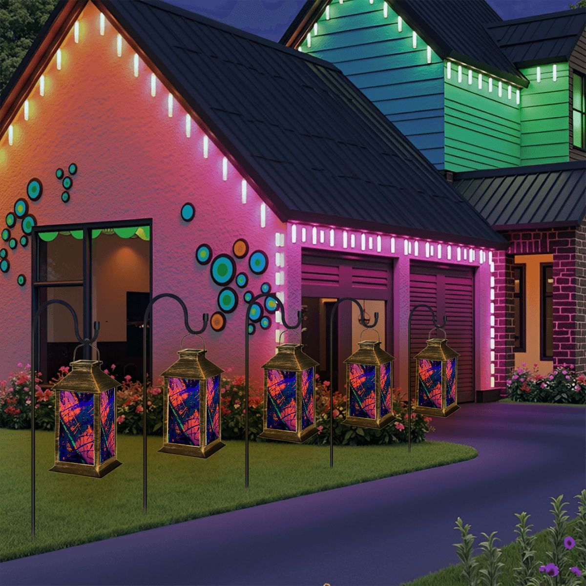 Gavin Scott Solar Powered Indoor/Outdoor Lantern