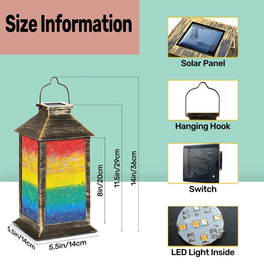 Gavin Scott Solar Powered Indoor/Outdoor Lantern