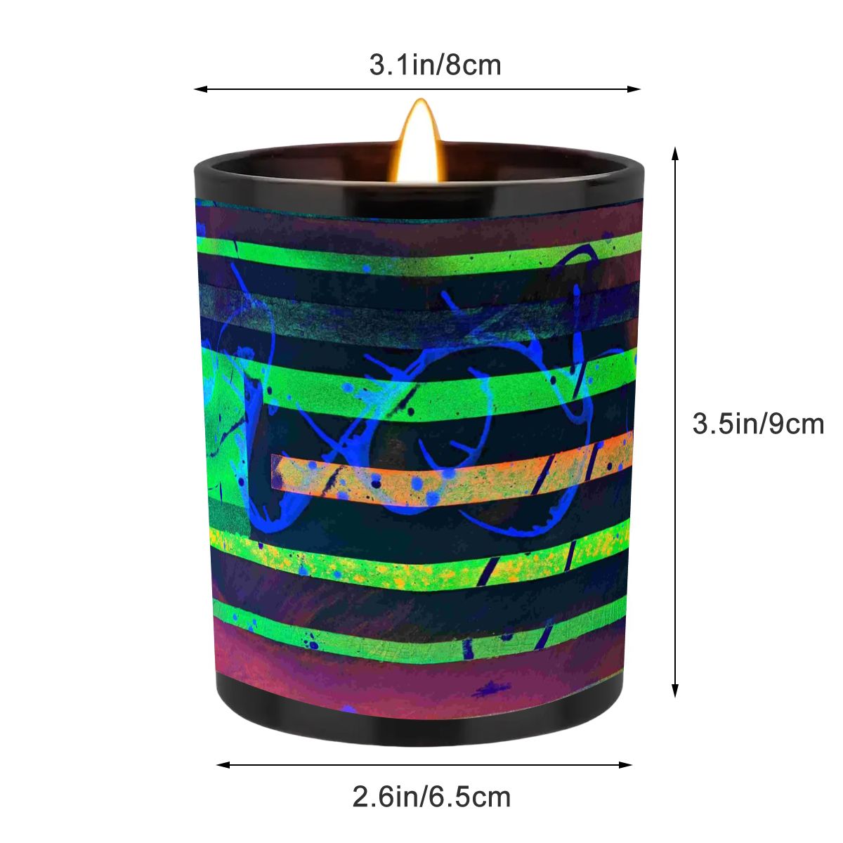 Gavin Scott Scented Black Jar Candle (6oz)