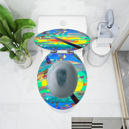 Gavin Scott Universal Toilet Seat w/Matching Soft-close Lid