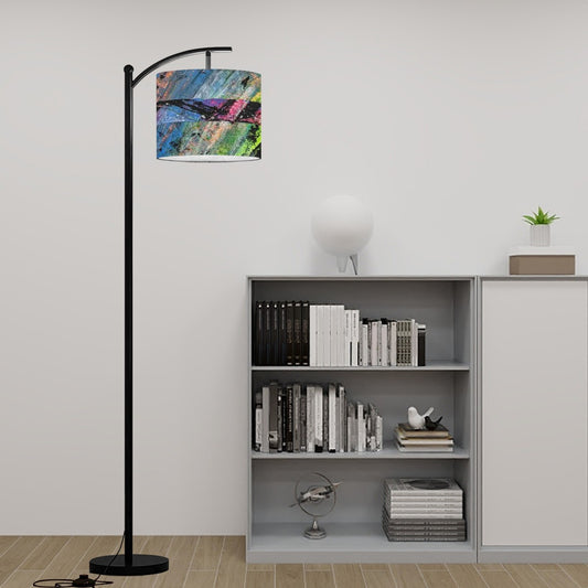 Gavin Scott Arc Floor Lamp w/Remote