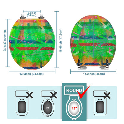 Gavin Scott Universal Toilet Seat w/Matching Soft-close Lid