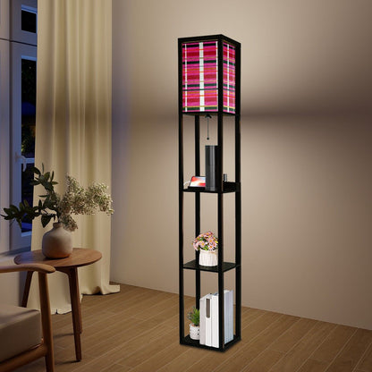 Gavin Scott Floor Lamp with Shelves (2 Colors)