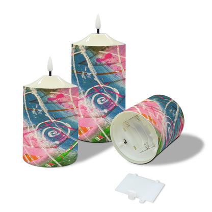 Gavin Scott Flameless Candles w/Remote (Set of 3)