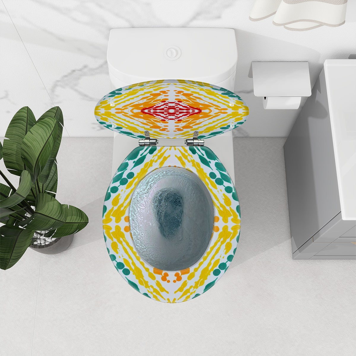 Gavin Scott Round Toilet Seat w/Matching Soft-close Lid (O-Shape)