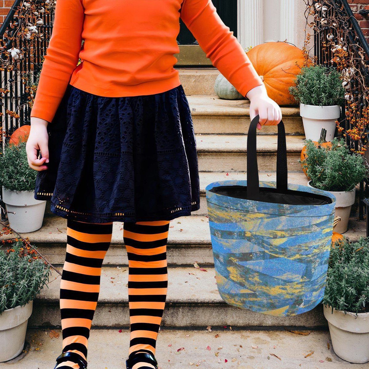 Gavin Scott Reusable Halloween Candy Bucket