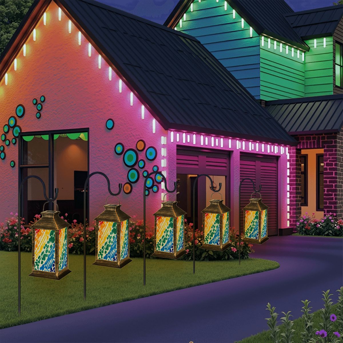 Gavin Scott Solar Powered Indoor/Outdoor Lantern