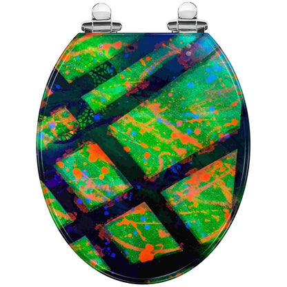 Gavin Scott Round Toilet Seat w/Matching Soft-close Lid (O-Shape)