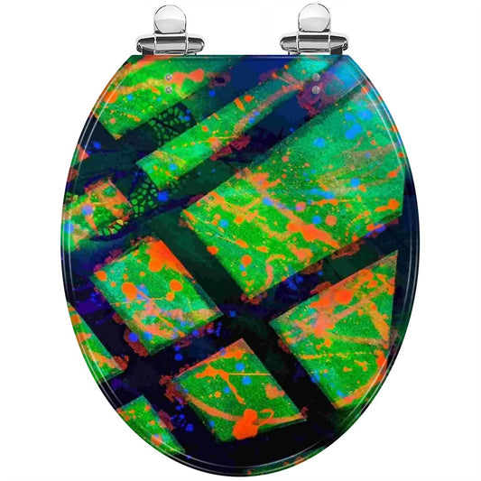 Gavin Scott Round Toilet Seat w/Matching Soft-close Lid (O-Shape)