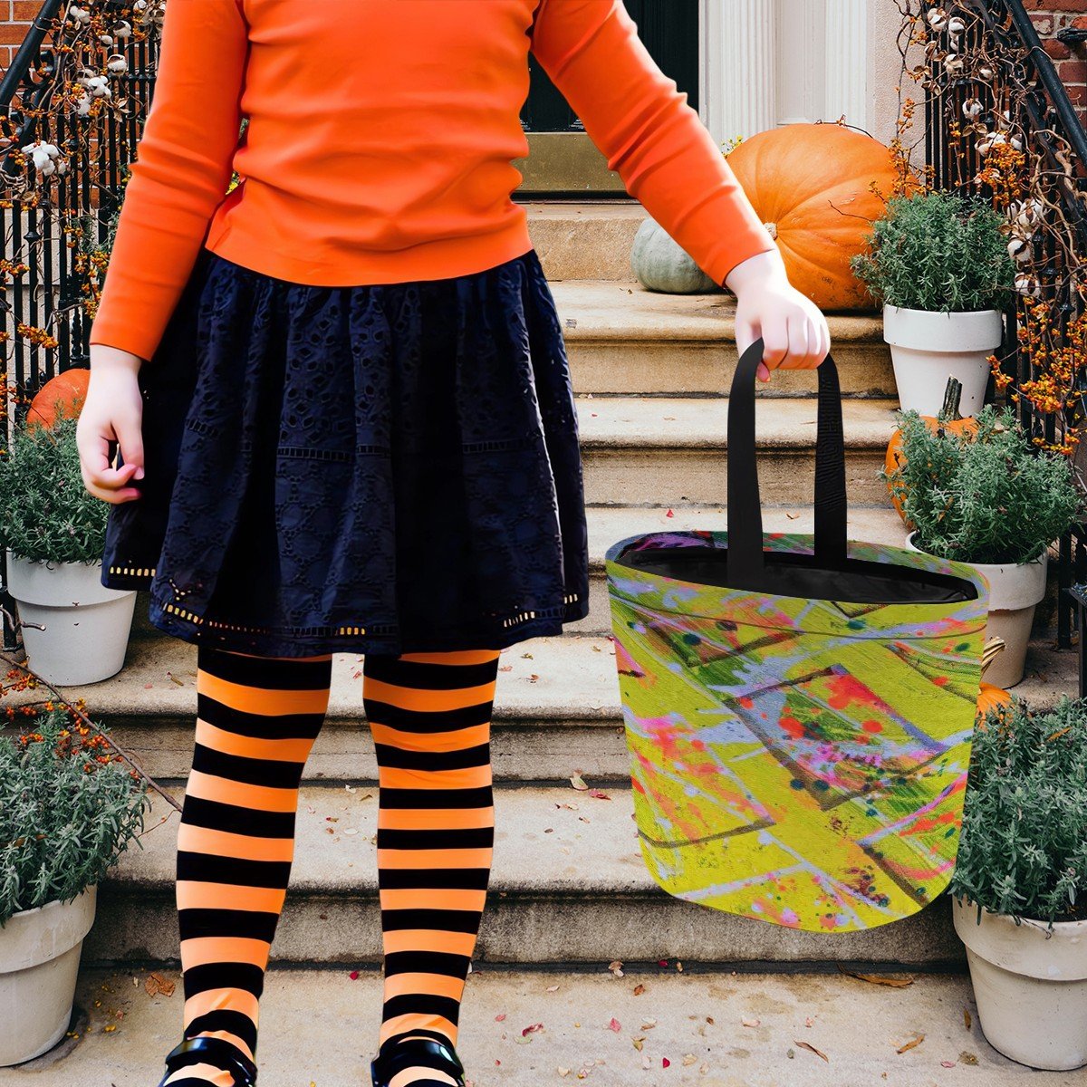 Gavin Scott Reusable Halloween Candy Bucket